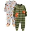 Simple Joys by Carter's Boys' 2-Pack Fleece Footed Sleep and