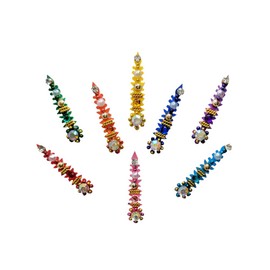 Comet Busters Multicolor Party Wear Designer Bindi