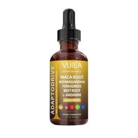 Gotas de raíz de maca, suplemento líquido multiherbario con Ashwagandha, fenogreco, raíz de remolacha y L-arginina, equilibrio femenino, apoyo de ener