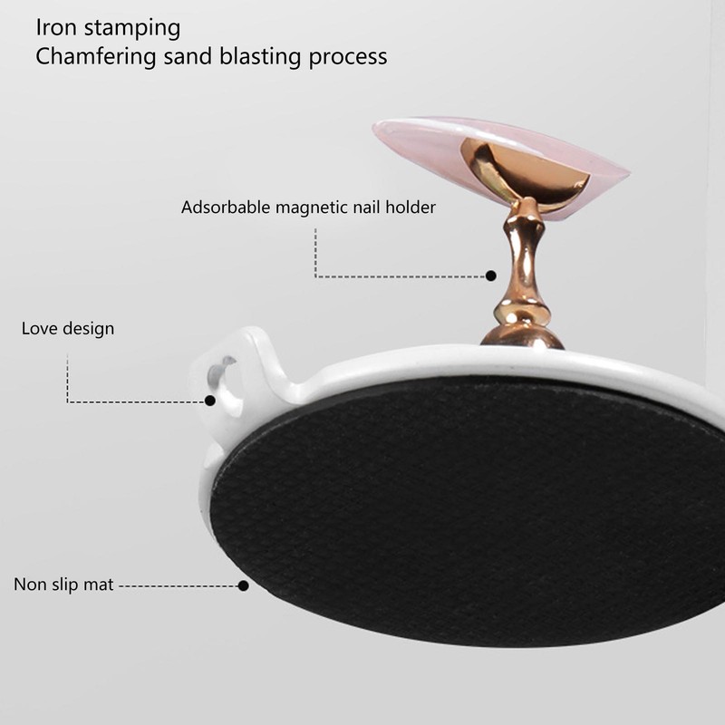 Mini LED Nail Lamp 2 Gears Portable Clear Silicone Tip