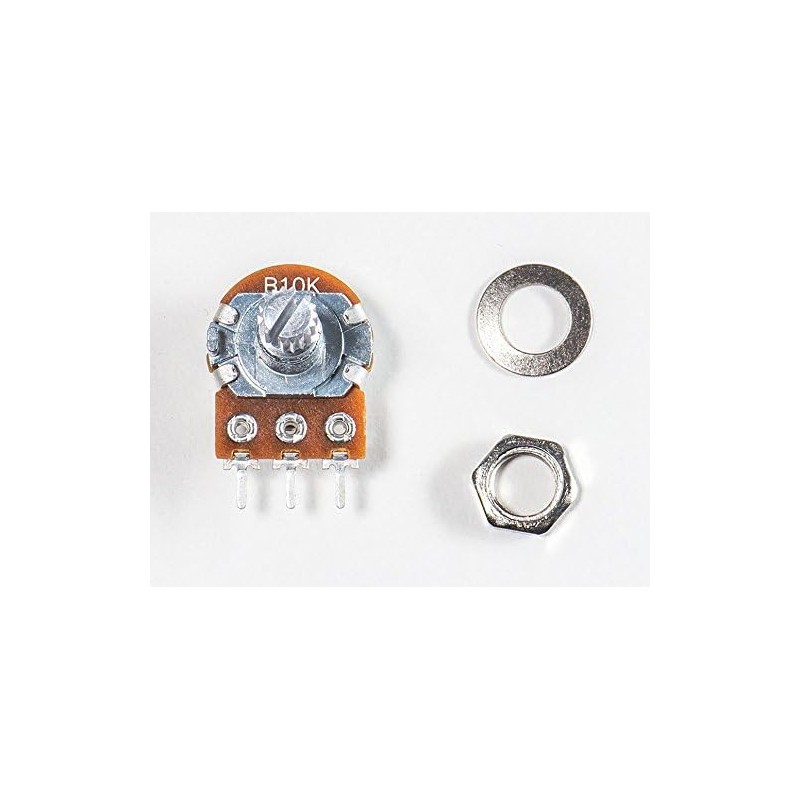 Adafruit Panel Mount 10K Potentiometer (Breadboard Friendly) [ADA562]