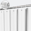 Yeele School of Fish Minimalist Ocean Wave Shower Curtain, Blue