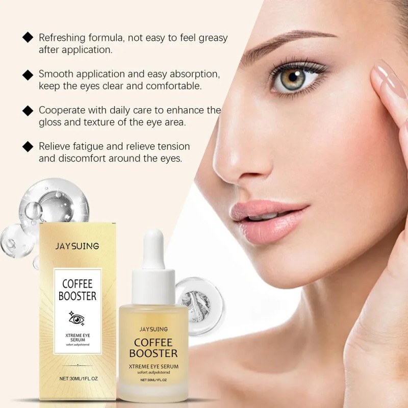 Cafeina Refrescante Suave Serum Facial Ojos Crema 30ml
