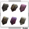CHROME CRANE NR008 Men's Necktie, Paisley, Solid Suit, Business, Casual,