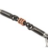 Horse Gag Ring Snaffle Stainless Steel Brass 145mm Mouthpiece Horse