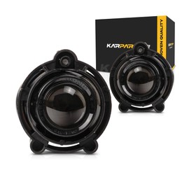 KarParts360 For Chevy Equinox 2007-2015 Fog Light Assembly Driver And Passenger Side | Pair | Front | With Bulb | Replacement For GM2593157 | 10335108