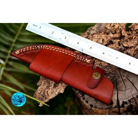Buck Knives GENUINE LEATHER SHEATH CUSTOM HANDCRAFT FOR FIXED BLADE KNIFE / HOLSTER 2755