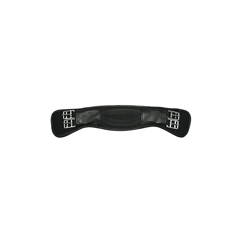 Kerbl 32445 Curved Saddlegirth - Black, 70 cm