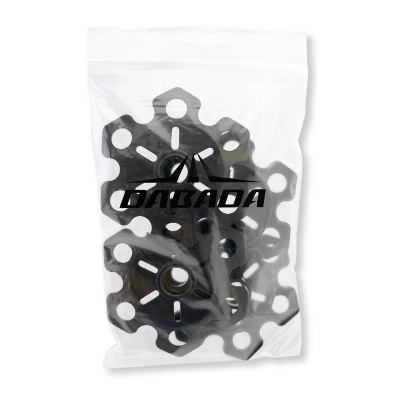 Dabada DA-1013 Trekking Pole/Walking Pole Rubber Caps, Baskets, Snow Baskets