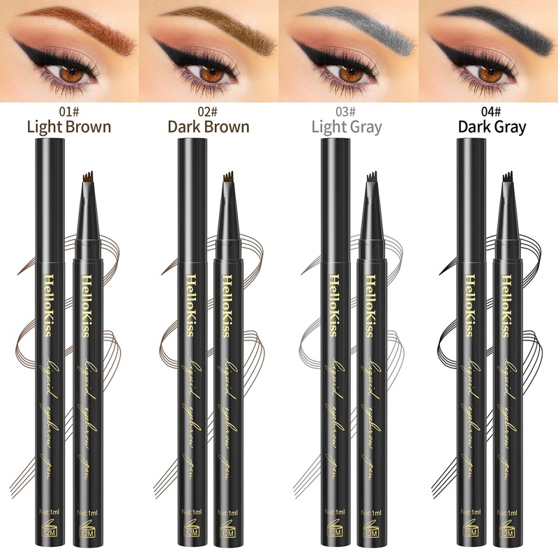 Eyebrow Pencil - Eyebrow Pencil with Micro Fork Tip Applicator