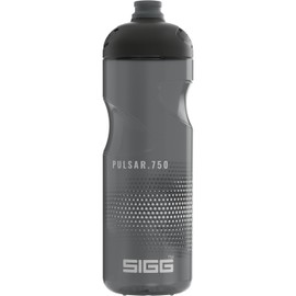SIGG - Bicycle Water Bottle - Pulsar Anthtracite - Squeezable - Dishwasher Safe - Feather-Light - Leak-Proof - BPA-Free - Sports & Bicycle Accessories - Grey - 0.75L