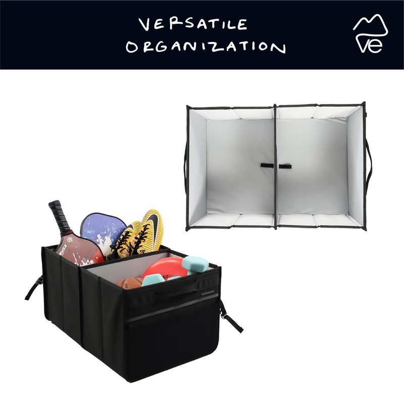 VanEssential Underseat Floor Folding Storage Box Large