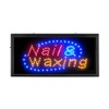 Nail & Waxing LED Neon Sign – Bright Open Light-Up