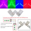 FULARR 20Pcs Professional 4 Pins LED Strip Light Connector Kit: