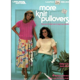 Leisure Arts More Knit Pullovers 4 Fashions Designed by Darla Sims  Leisure Arts 427 NOS