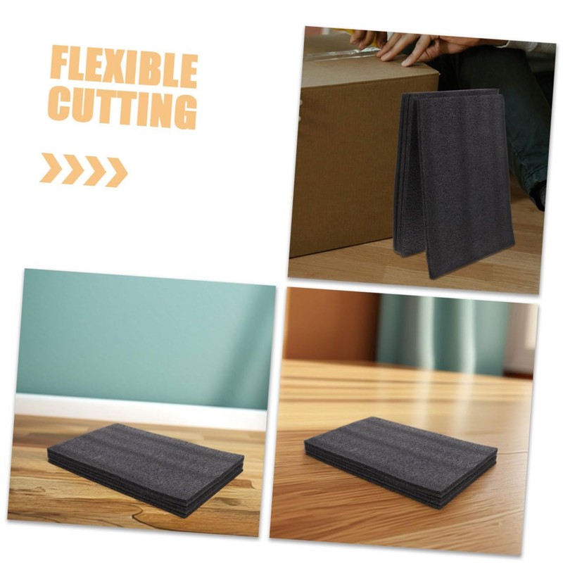 SHINEOFI Toolbox Foam Inserts 5pcs Polyethylene Foam Sheets Perfect for