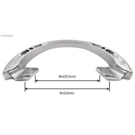 AfterMokit Replacement Pillion Passenger Grab Bar Rail for Suzuki Hayabusa GSX1300R 1999 2000 2001 2002 2003 2004 2005 2006 2007 Chrome Rear Handle Rail