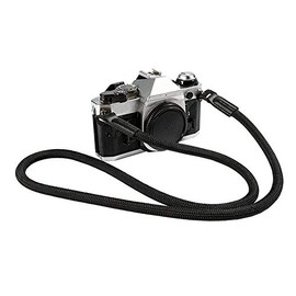 Mirrorless Camera Neck Strap for Leica Nikon Fuji Pentax Canon Panasonic Sony Climbing Rope Shoulder Strap Black