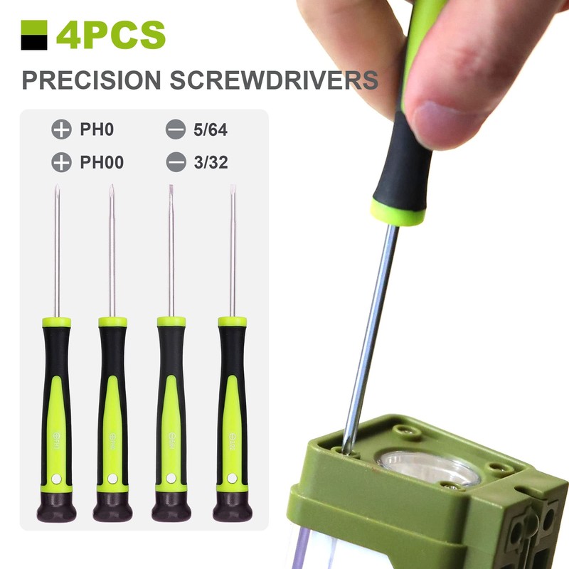 FASTPRO 21-Piece Magnetic Screwdrivers Set with Organizer Rack, Slotted Phillips