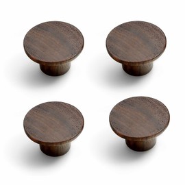 Evionlin 4 Packround Minimalist and High-End Chinese-Style Cabinet Door Handles Cabinet Drawer Pulls Single-Hole Wardrobe Knobs Wooden Door