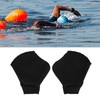 2Pcs Swimming Webbed Gloves Open Fingers Adjustable Swimming Training Gloves