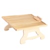 Sofa Arm Clip Table Foldable Wooden Armrest Clip On Tray