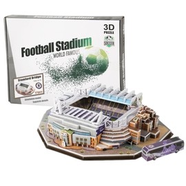 cfmour Stamford Bridge Football Stadium 3D Puzzles, Jigsaw DIY Building Model Kits for Adults and Kids, 171 Pieces