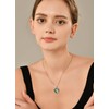 YL Heart Necklace for Women 925 Sterling Silver cut May