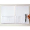 StoreSMART® - Clear Plastic Folder with 2 Pockets - with