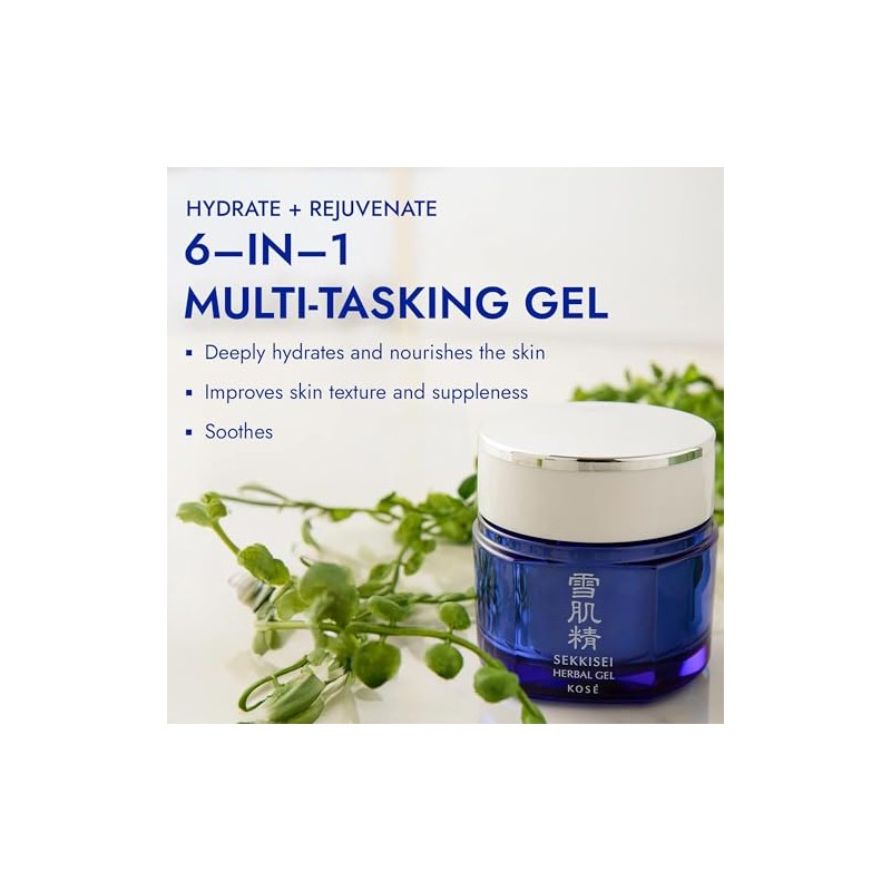 SEKKISEI- Gel a base de hierbas, multiusos, 6 en 1,