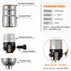 3 Way Lamp Socket Replacement, E26 Threaded Base, Turn Knob