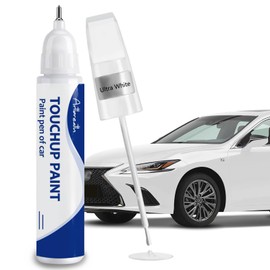 Ultra White(083) Touch Up Paint for Lexus-Exact Match–Chips and Nicks Car Paint Scratch Repair Kit Automotive Paint Pen for 2025 ES/2024 IS/2024 LS/2025 UX HYBRID/NX/2024 RX/GX/RZ/LX