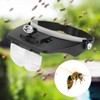LED Beekeeping Bee Moving Magnifying Glass Head Mounted Magnification Mirror