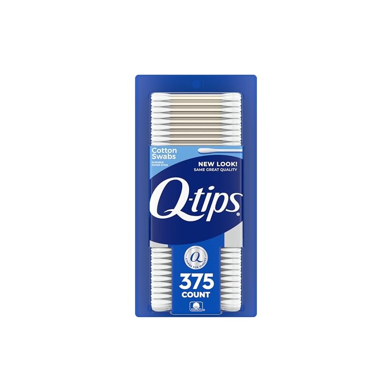Q-tips Cotton Swabs 375 ct