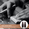 DOITOOL 3pcs Wooden File Handle with Metal Collars for Garage