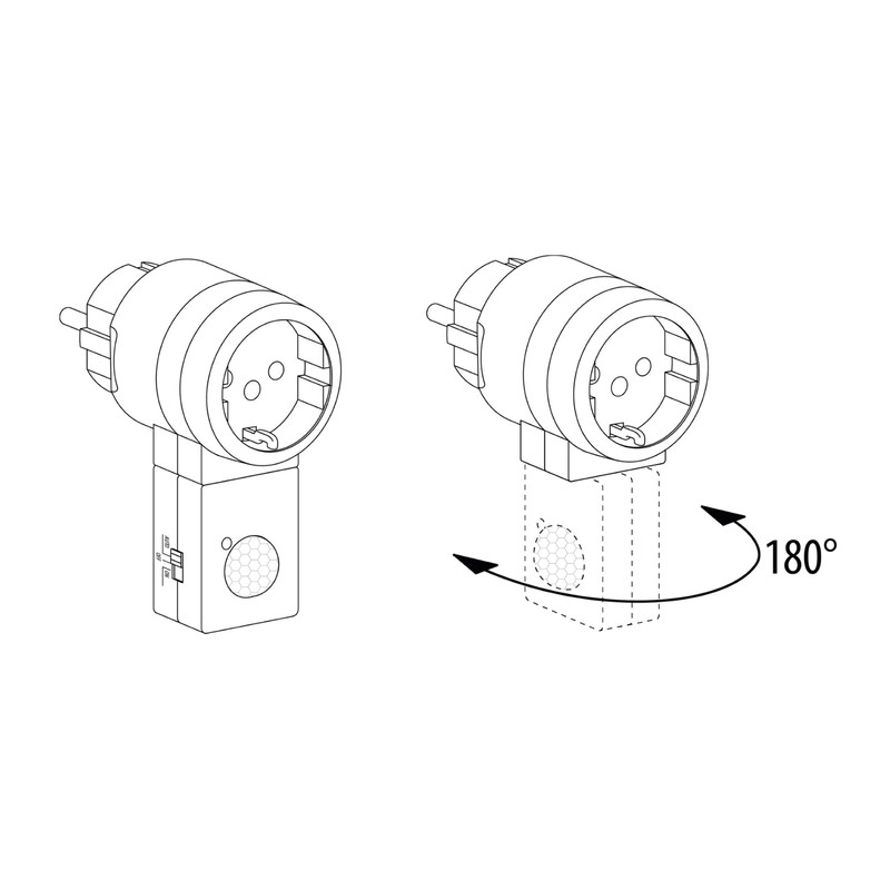 SEBSON Adaptor Plug PIR Motion Sensor – Set of 2