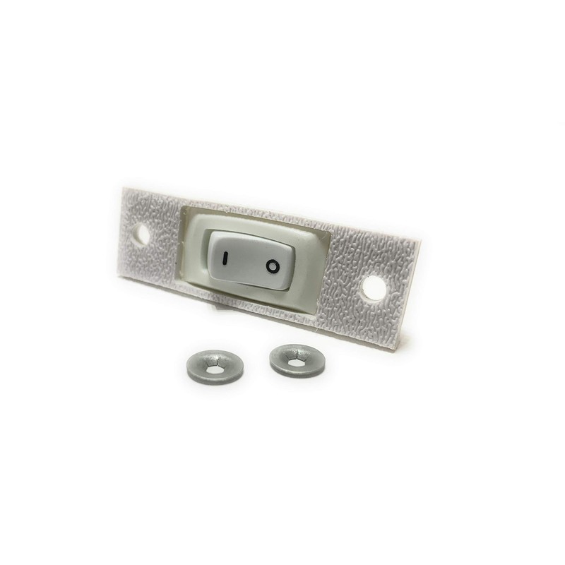 D120 Replacement White Fan Rocker Switch Compatible With Whirlpool Jenn-Air