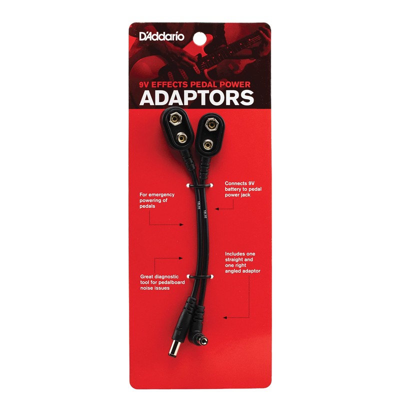 D'Addario Accessories Accessories 9v Effects Pedal Power Adaptors