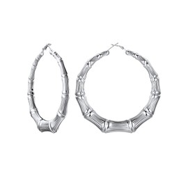 U7 Large Hoop Earrings for Women 80mm Stainless Steel Womens Hoops Earring Jewellery