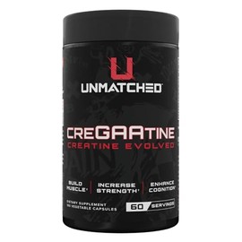 Unmatched Creatina optimizada CreGAAtine  Monohidrato de creatina  GAA (ácido guanidinoacético)  Desarrollo muscular, fuerza y recuperación  180...   