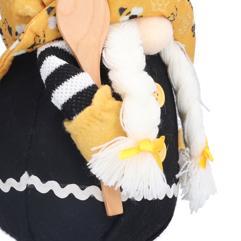 Bee Pattern Gnome Doll Dwarf Faceless Doll Ornament Decor for