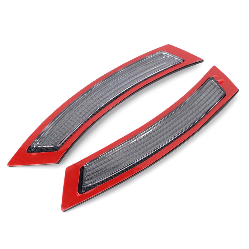 2pcs Car Front Bumper Reflector Lights Side Marker Lamp Fit