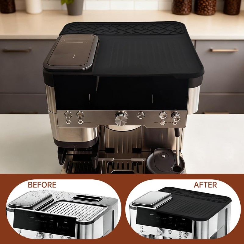 Sliding Mat for Ninja Espresso Coffee Machine ES601/ES701, Heat-Resistant, Waterproof,