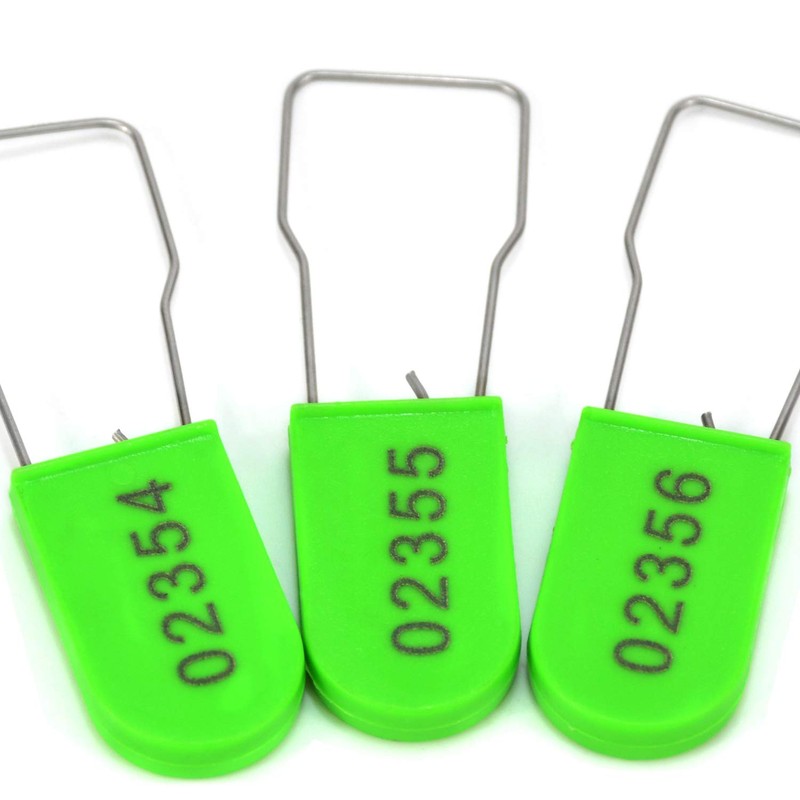 500 PCS Plastic Wire Padlocks, Numbered Plastic Padlocks Security Seals