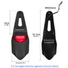 DREAMIZER Motorcycle Tail Light Rear Fender Rear Brake Light License