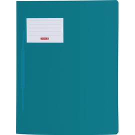 Brunnen Fact 102015056 Folder Polypropylene A4 Translucent Polypropylene Name Tag with Insert Pocket – Turquoise