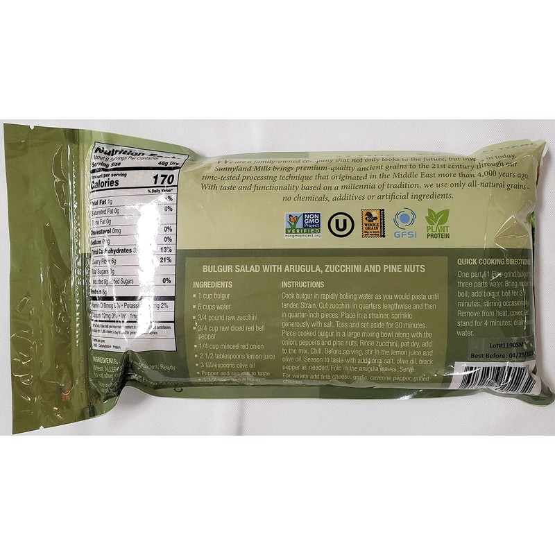 #1 Fine Traditional Bulgur Wheat 2lb.
