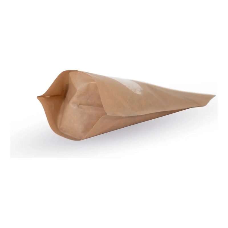 Bolsa Sup 250g - Apariencia Kraft Con Ventana - x100