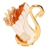 Swan Base Holder Innovative Gold Smoother Edges Coffee Dinnerware Set