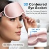 Weighted Eye Masks for Sleep: 3D Contoured Blackout Sleep Mask